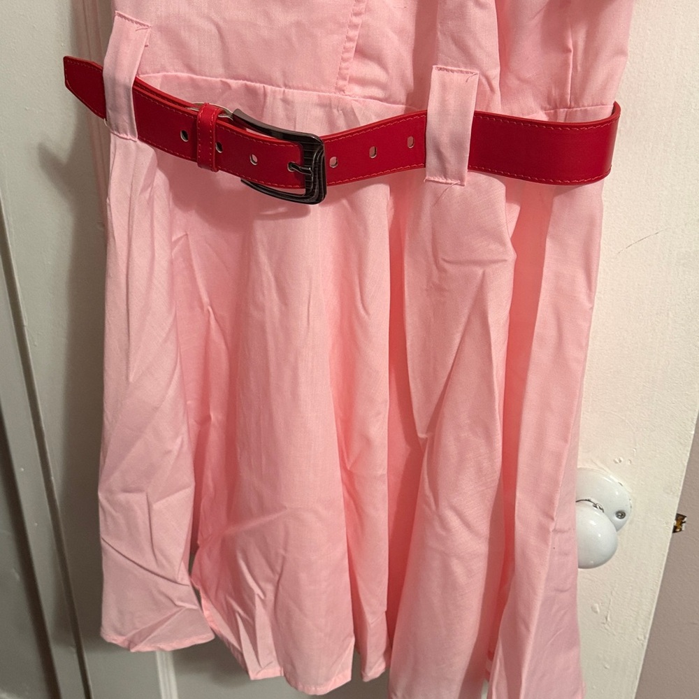 A League of Their Own Women’s Baseball Costume Cap Red Knee-High Socks Halloween - Picture 11 of 15